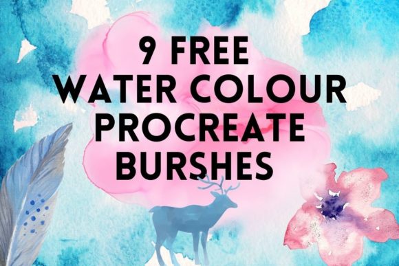 Download 9 Procreate Watercolor Brush Sets - Watercolor brush set Collection