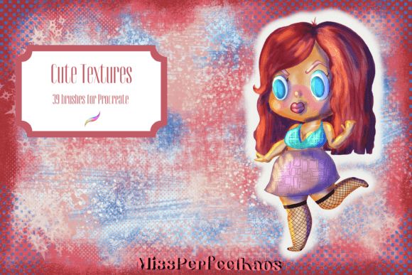 Download Cute Textures - 39 Brushes for Procreate - Brushes for procreate Collection