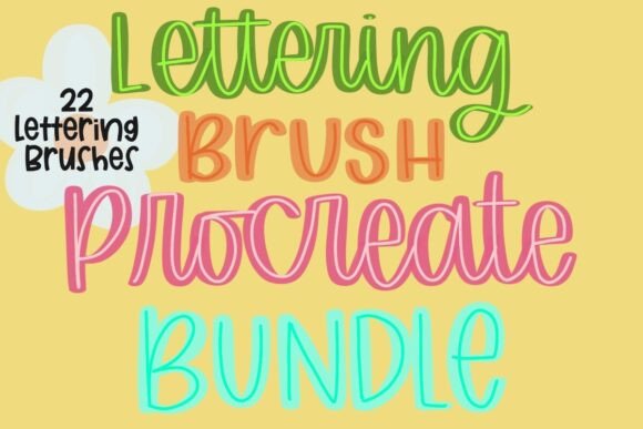 Download Procreate Lettering Brush Bundle - Premium Resources