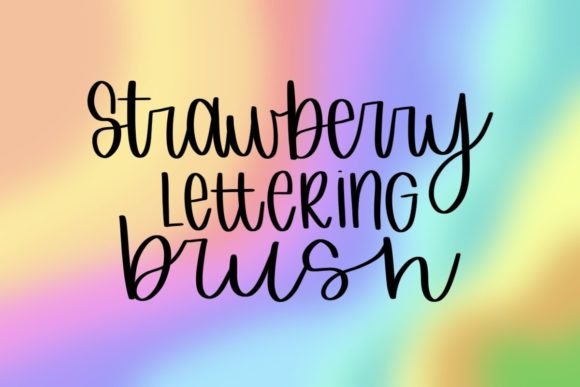 Download Procreate Lettering Brush Strawberry - Procreate lettering Collection