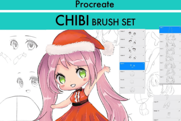 Download Chibi Brushes for Procreate - Brushes for procreate Collection