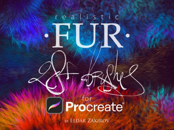 Download Realistic FUR Brushes for Procreate - Brushes for procreate Collection