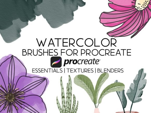 Download Procreate Watercolor Brush Set - Watercolor brush set Collection