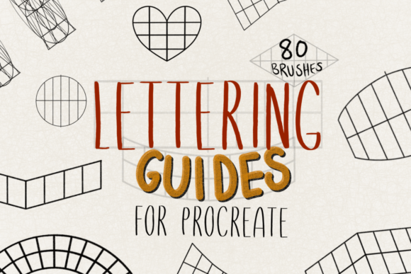Download Procreate Lettering Guides - Procreate lettering Collection