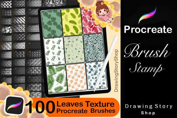 Download 100 Procreate Botanical Leaves Texture - Leaves Collection