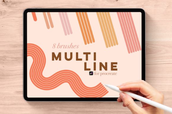 Download Multi Lines Brushes for Procreate - Brushes for procreate Collection