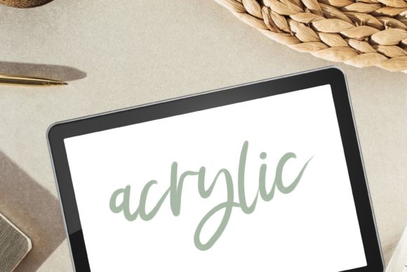 Download Acrylic Procreate Lettering Brush - Procreate lettering Collection