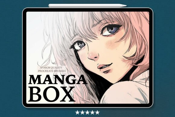 Download 30 Manga Brushes for Procreate - Brushes for procreate Collection